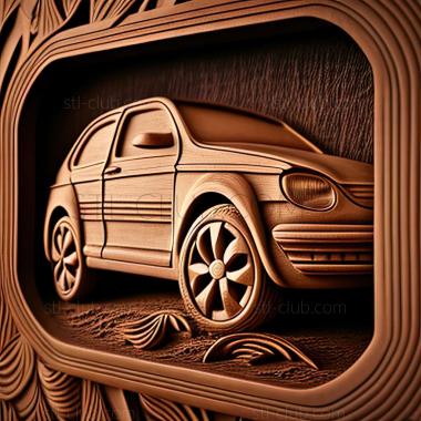 3D модель Volkswagen Polo Sedan 2010 (STL)